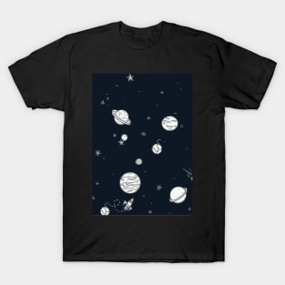 Planets Space T-Shirt